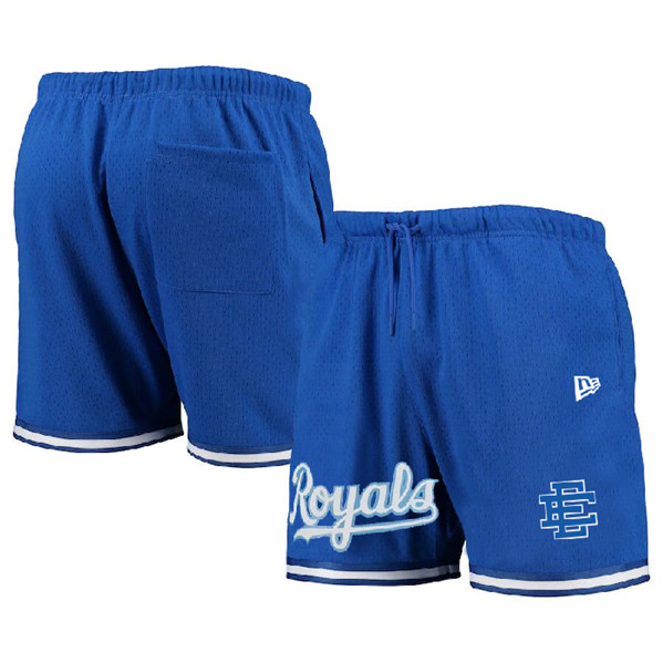 Men's Kansas City Royals Royal Mesh Shorts 001